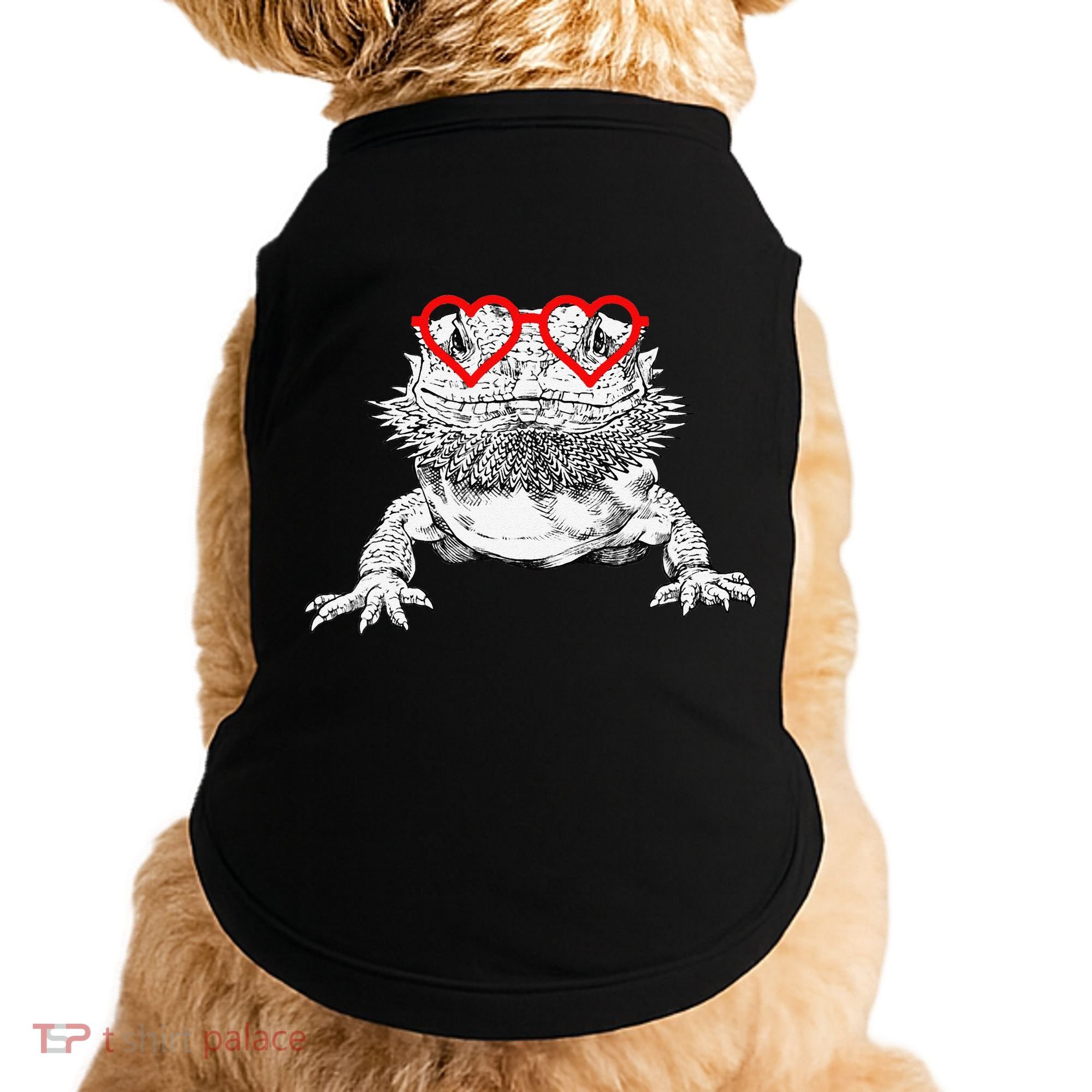 Bearded Dragon Valentines Day Beardie Mom Animal Lover Doggie Tank