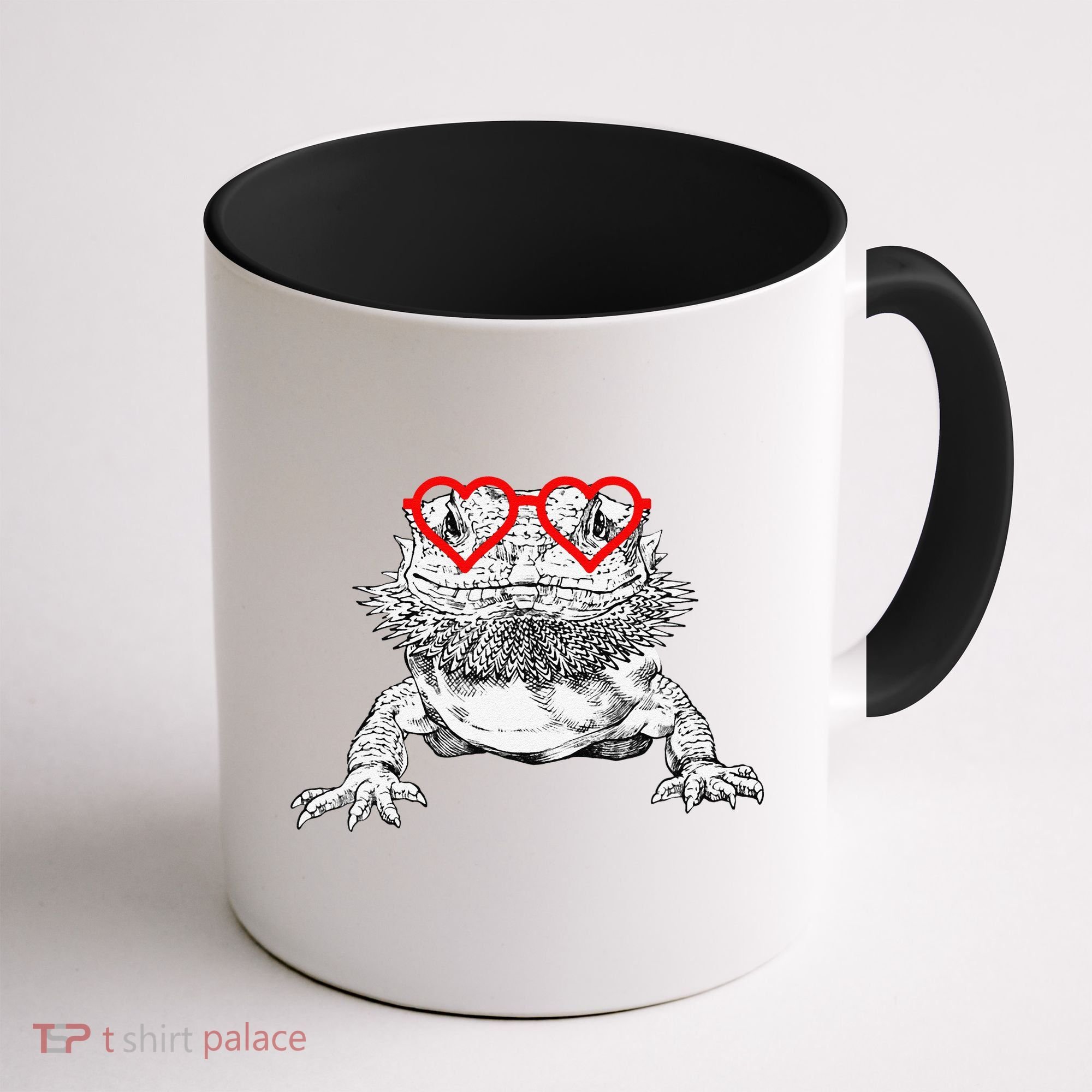 Bearded Dragon Valentines Day Beardie Mom Animal Lover Coffee Mug