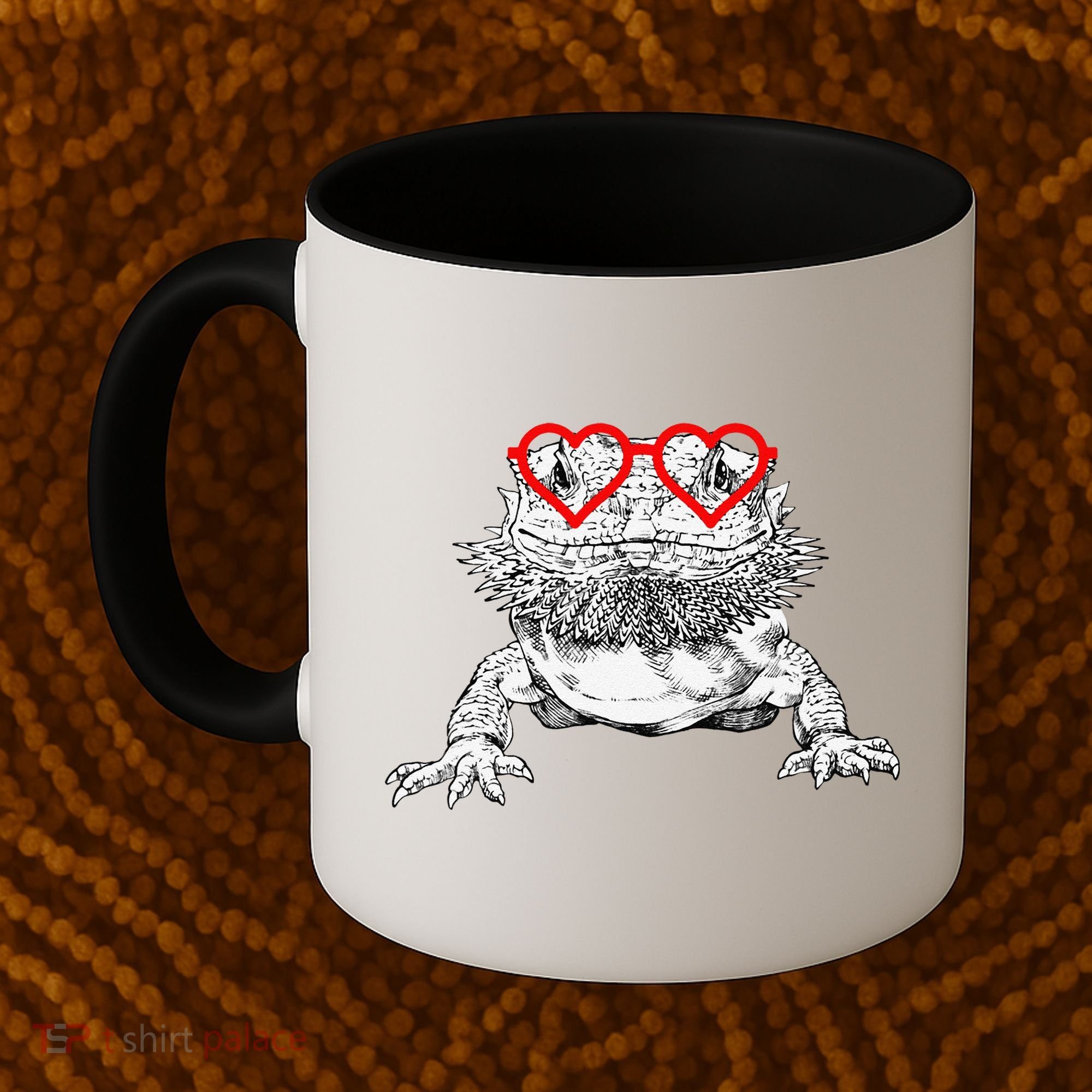 Bearded Dragon Valentines Day Beardie Mom Animal Lover Coffee Mug