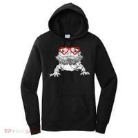 Bearded Dragon Valentines Day Beardie Mom Animal Lover Women's Hoodie thumb 0