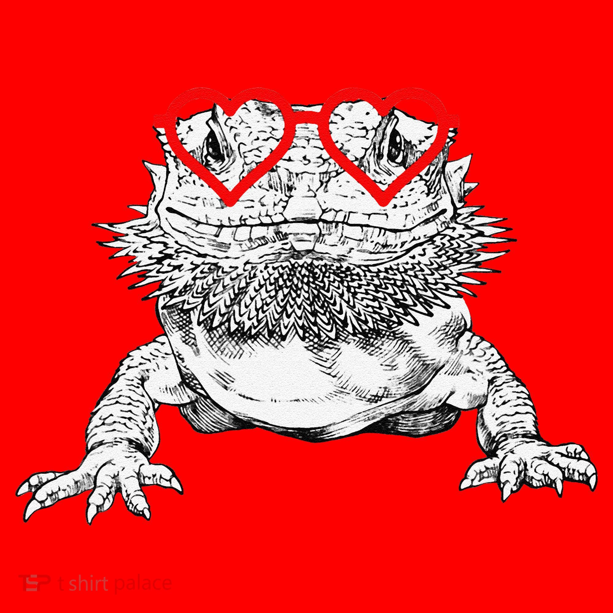 Bearded Dragon Valentines Day Beardie Mom Animal Lover Santa Hat