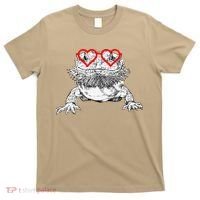 Bearded Dragon Valentines Day Beardie Mom Animal Lover T-Shirt thumb 0