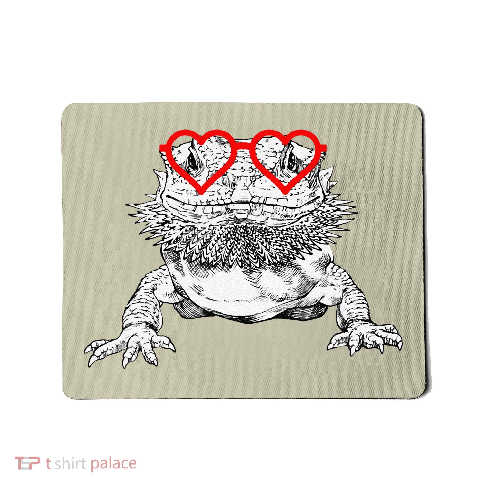 Bearded Dragon Valentines Day Beardie Mom Animal Lover Mousepad