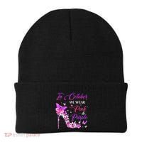 Butterfly Domestic Violence & Breast Cancer Awareness Beanie thumb 0