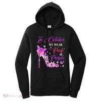 Butterfly Domestic Violence & Breast Cancer Awareness Women's Hoodie thumb 0