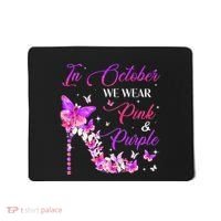 Butterfly Domestic Violence & Breast Cancer Awareness Mousepad thumb 0