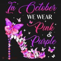 Butterfly Domestic Violence & Breast Cancer Awareness Women's Tank Top thumb 5