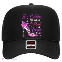 Butterfly Domestic Violence & Breast Cancer Awareness Hat thumb 0