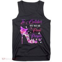 Butterfly Domestic Violence & Breast Cancer Awareness Tank Top thumb 0