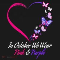 Butterfly Domestic Violence & Breast Cancer Awareness Sweatshirt thumb 3
