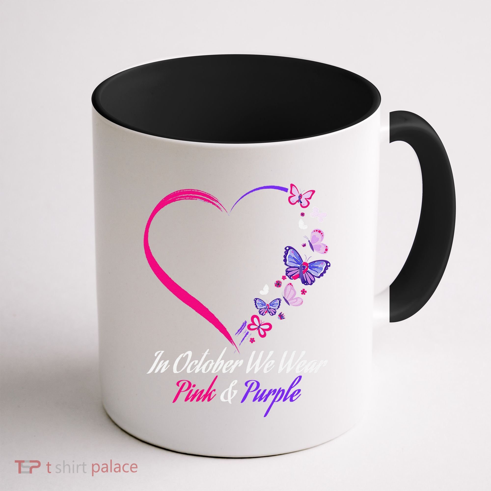 Butterfly Domestic Violence & Breast Cancer Awareness Coffee Mug