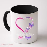 Butterfly Domestic Violence & Breast Cancer Awareness Coffee Mug thumb 0