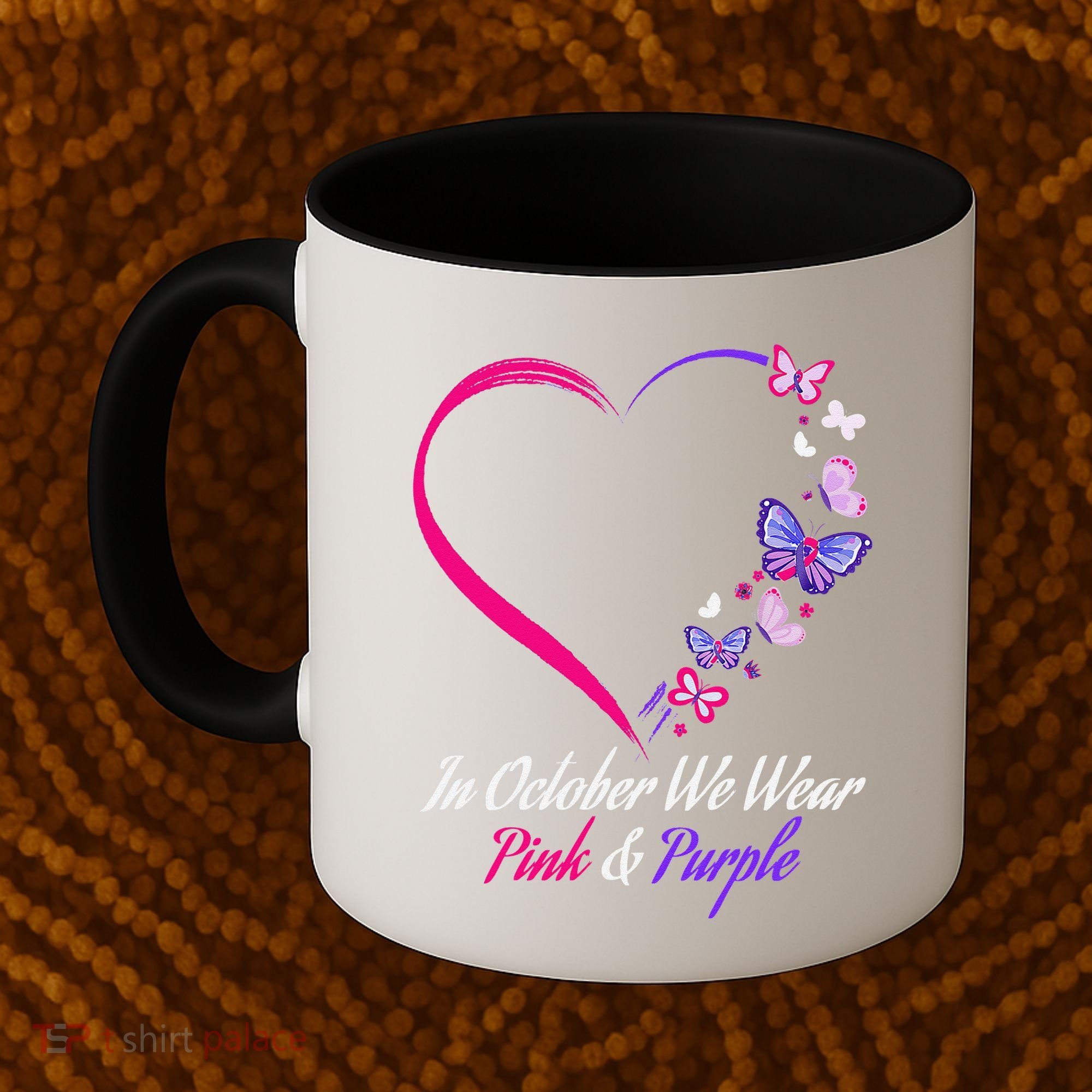Butterfly Domestic Violence & Breast Cancer Awareness Coffee Mug