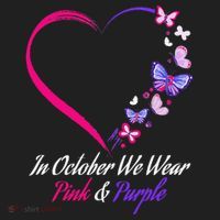 Butterfly Domestic Violence & Breast Cancer Awareness Beanie thumb 2