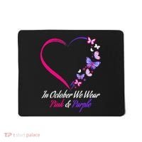 Butterfly Domestic Violence & Breast Cancer Awareness Mousepad thumb 0