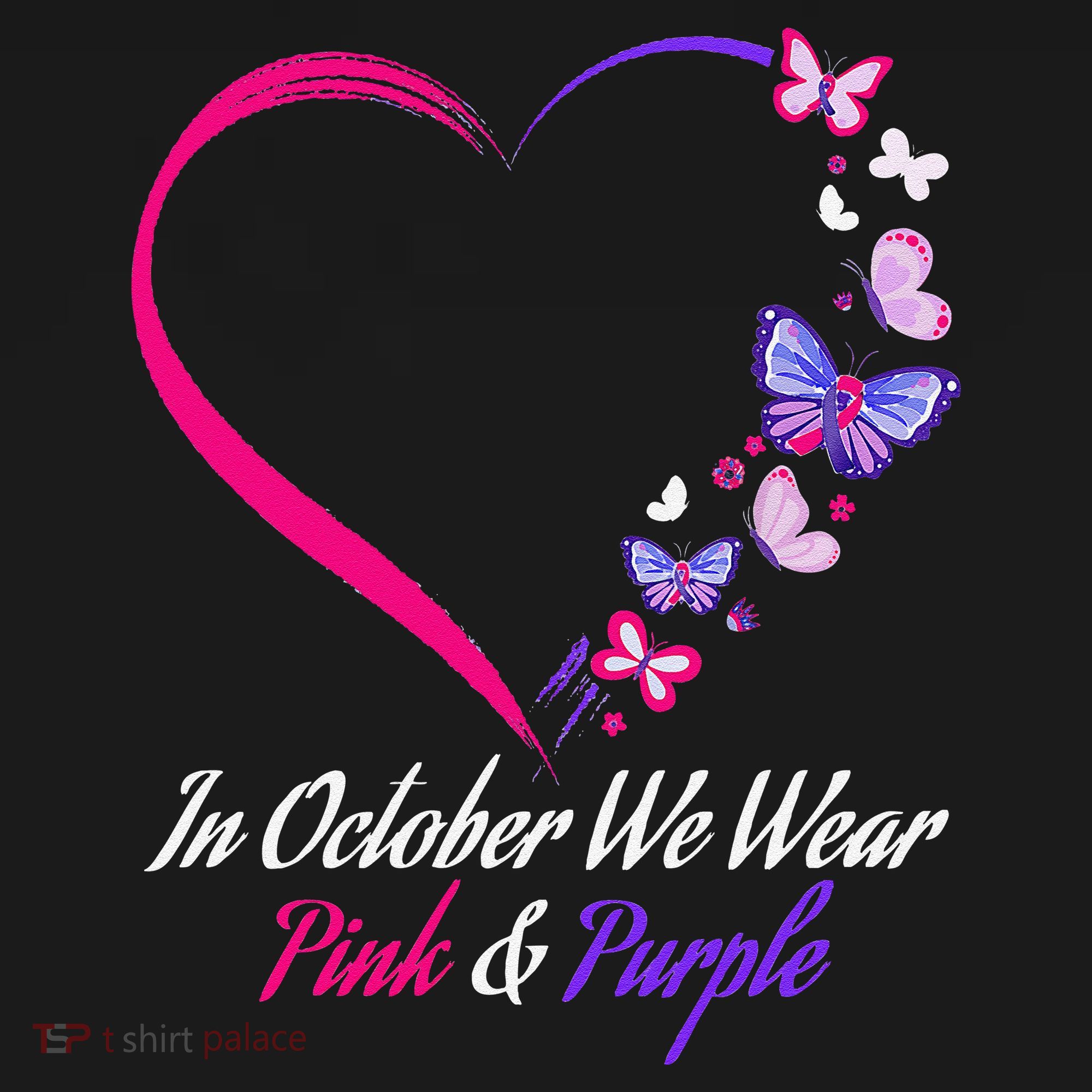Butterfly Domestic Violence & Breast Cancer Awareness Mousepad