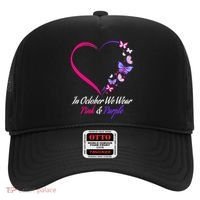 Butterfly Domestic Violence & Breast Cancer Awareness Hat thumb 0