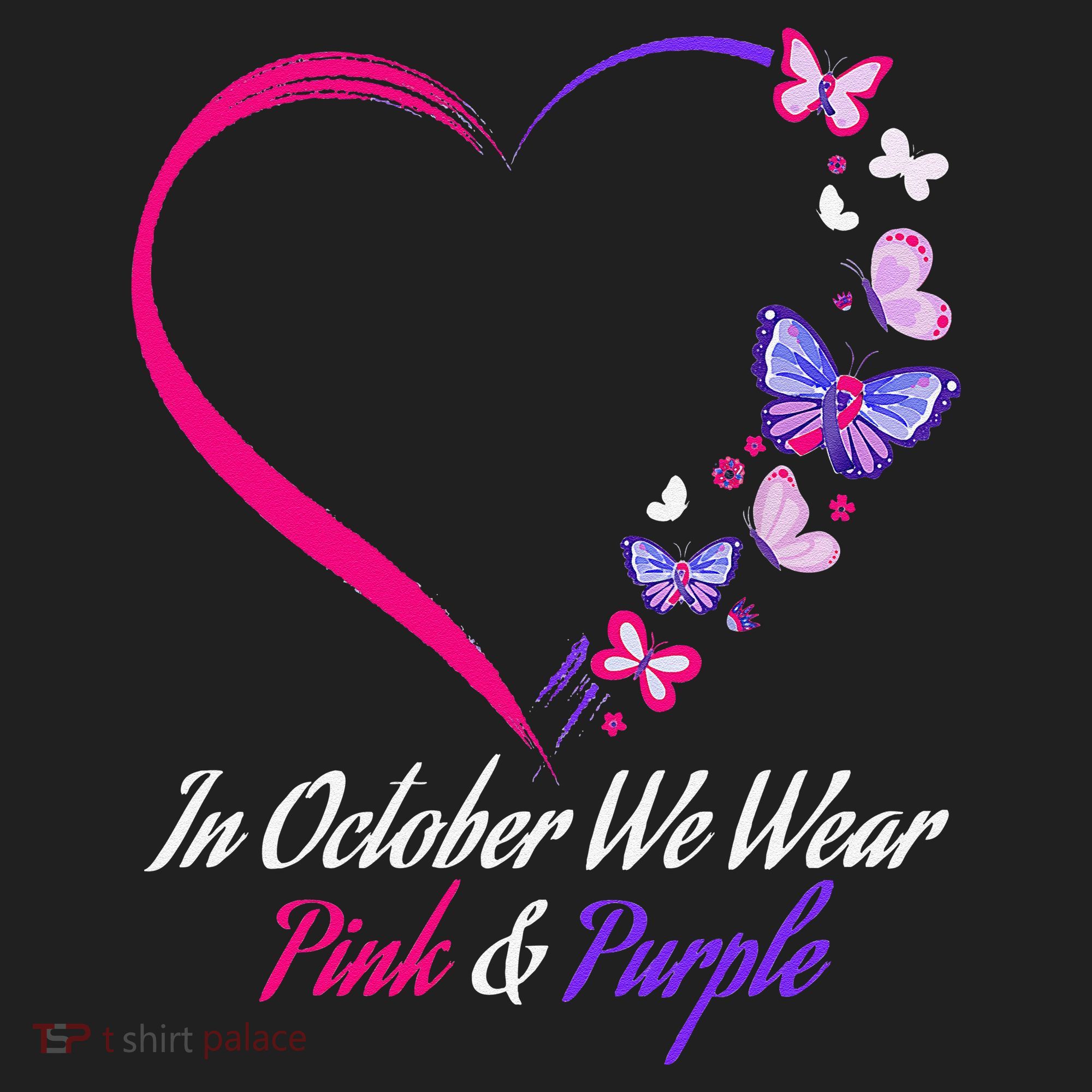 Butterfly Domestic Violence & Breast Cancer Awareness Hat