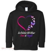 Butterfly Domestic Violence & Breast Cancer Awareness Toddler Hoodie thumb 0