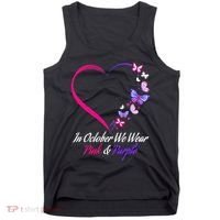 Butterfly Domestic Violence & Breast Cancer Awareness Tank Top thumb 0