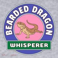 Bearded Dragon Whisperer Women's Racerback Cropped Tank thumb 2