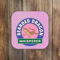 Bearded Dragon Whisperer Coaster thumb 0