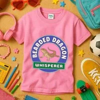 Bearded Dragon Whisperer Kids T-Shirt thumb 3