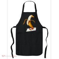 Banana Duck Walks Funny Anthropomorphic Fruit Bird Animal Apron thumb 0