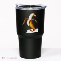 Banana Duck Walks Funny Anthropomorphic Fruit Bird Animal Tumbler thumb 0