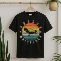 Bearded Dragon Whisperer Vintage Sunset Lizard Reptile T-Shirt thumb 2