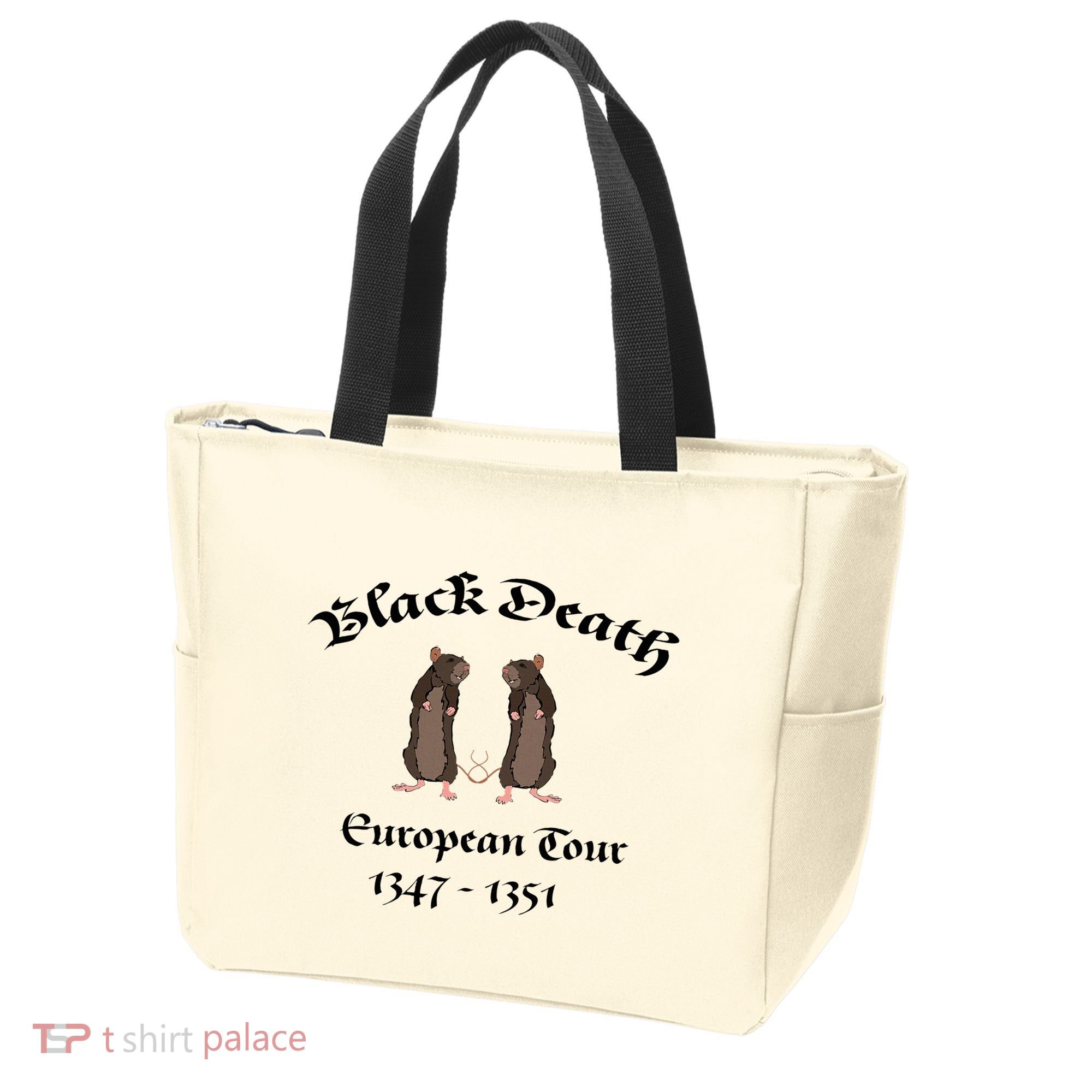 Black Death World Plague Funny History For Students Tote Bag