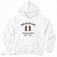 Black Death World Plague Funny History For Students Hoodie thumb 0