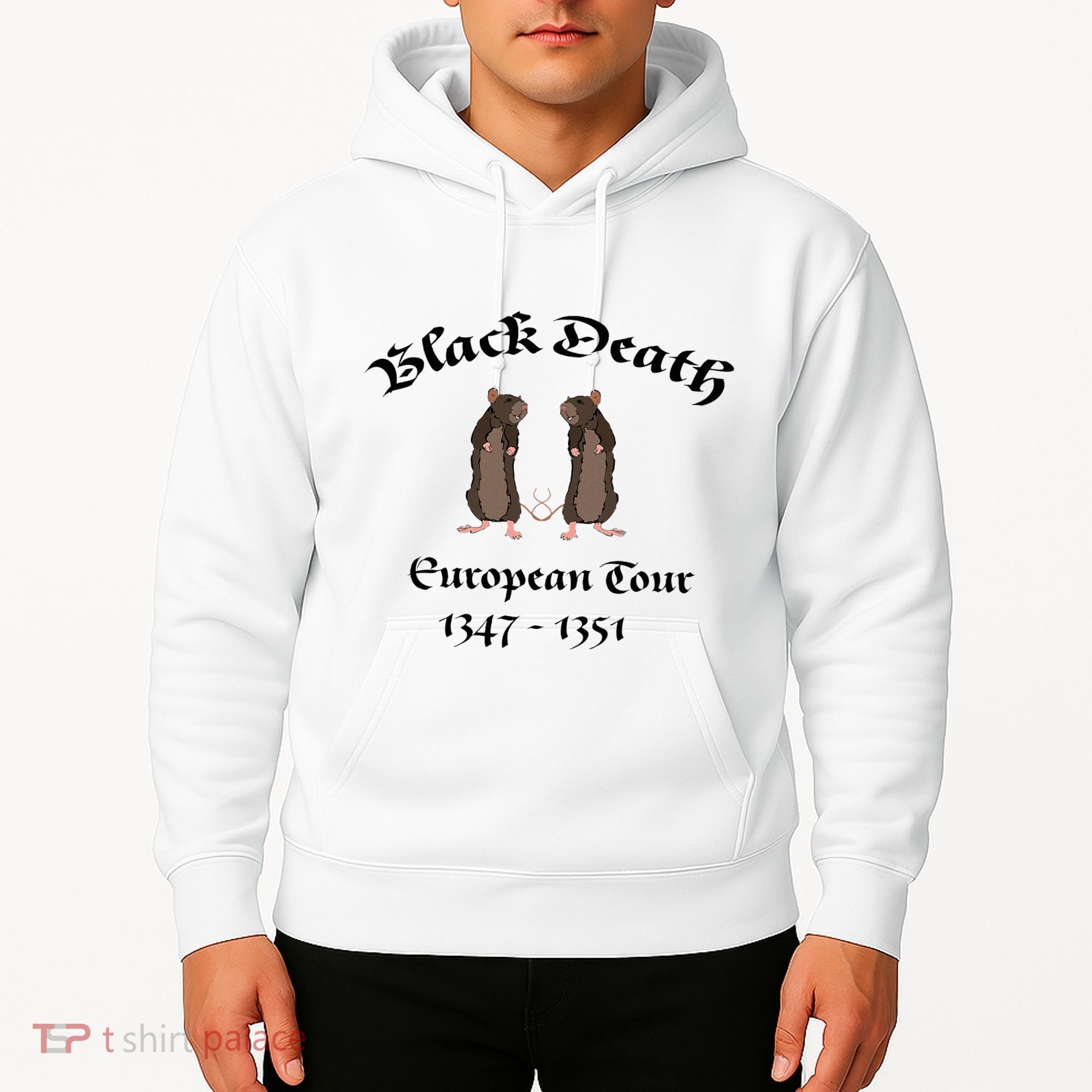 Black Death World Plague Funny History For Students Hoodie