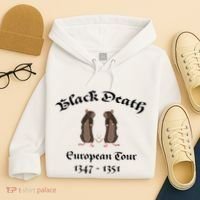 Black Death World Plague Funny History For Students Hoodie thumb 4