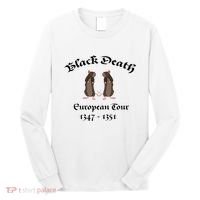 Black Death World Plague Funny History For Students Long Sleeve Shirt thumb 0