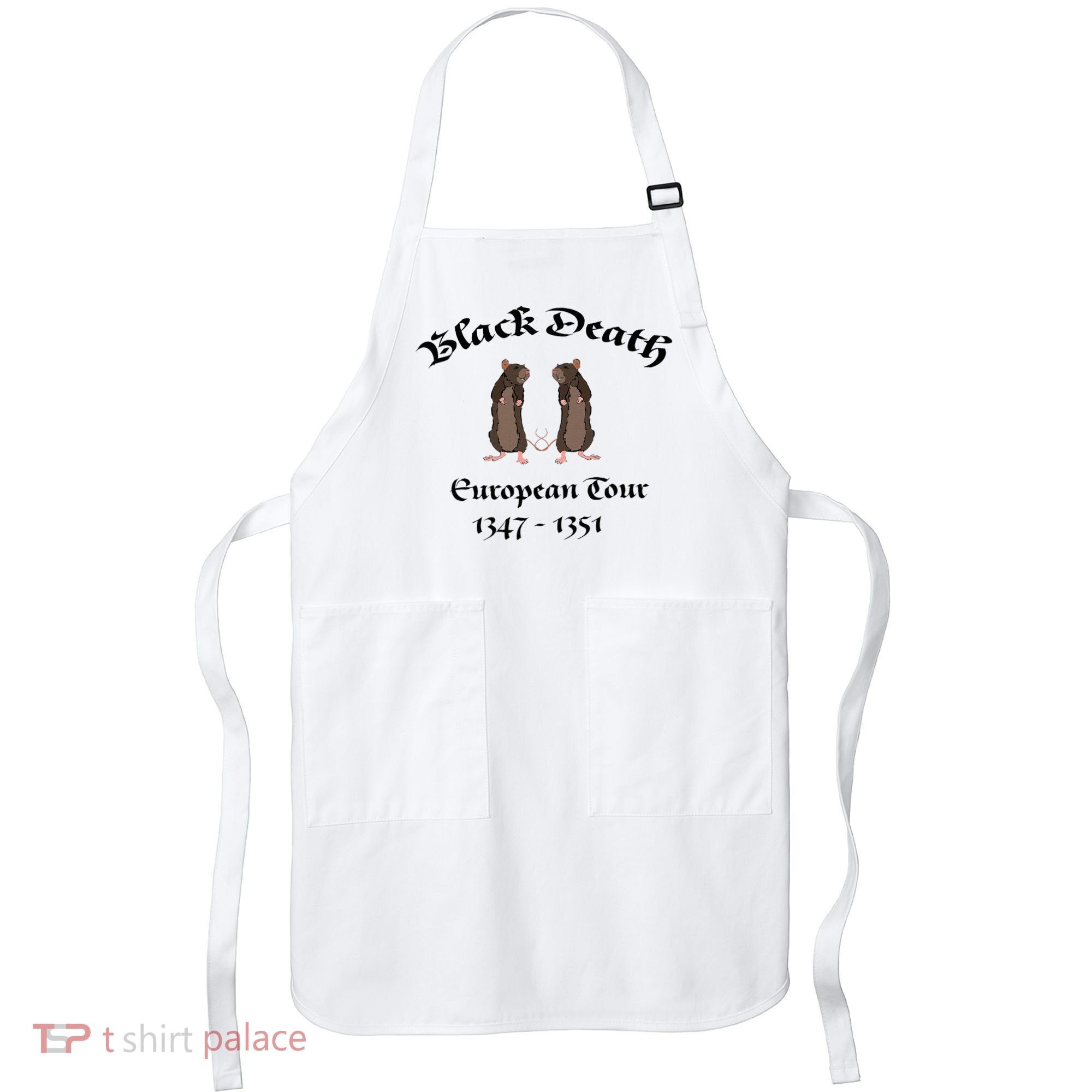 Black Death World Plague Funny History For Students Apron