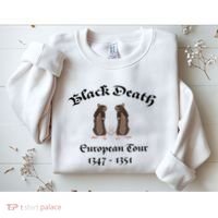 Black Death World Plague Funny History For Students Sweatshirt thumb 2