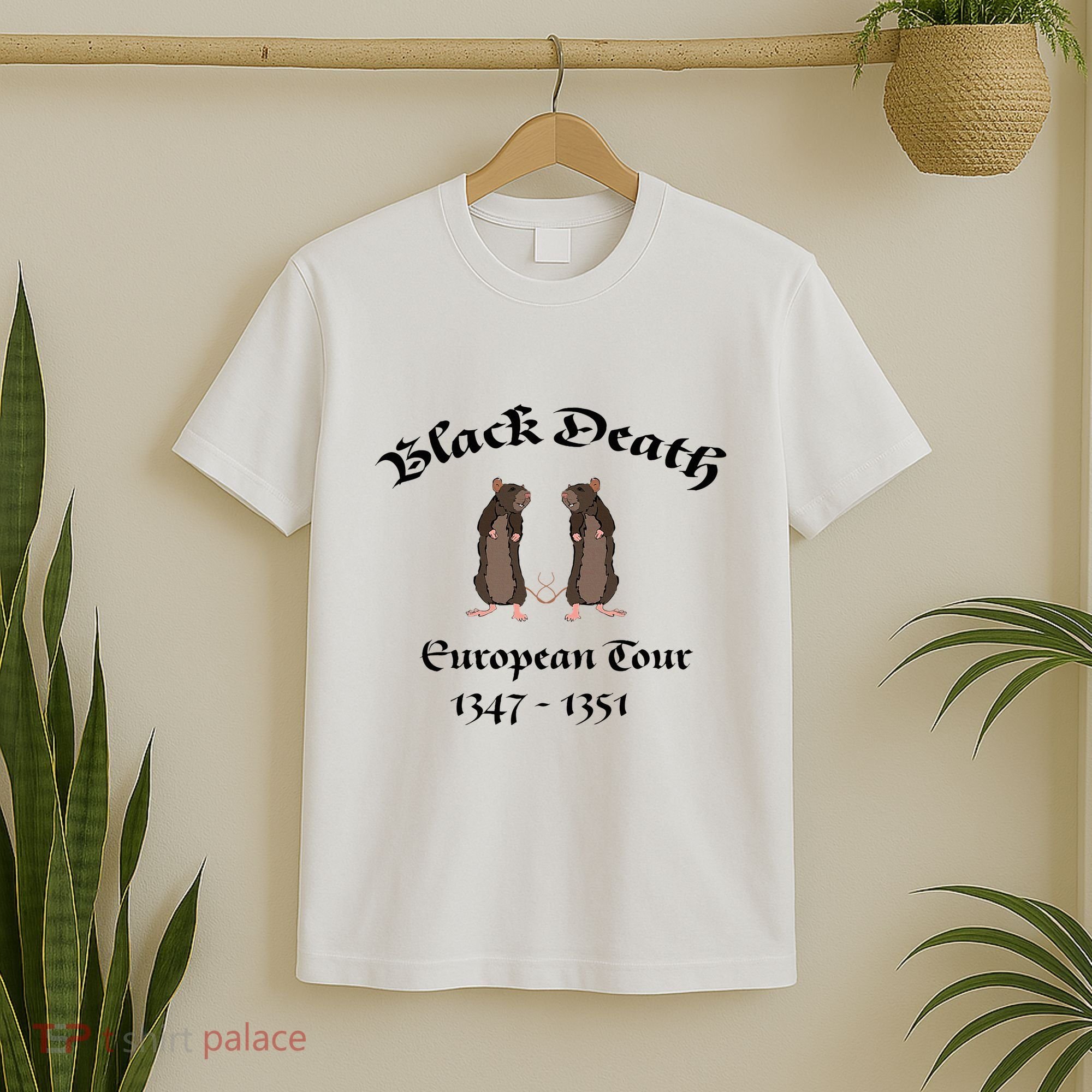 Black Death World Plague Funny History For Students T-Shirt