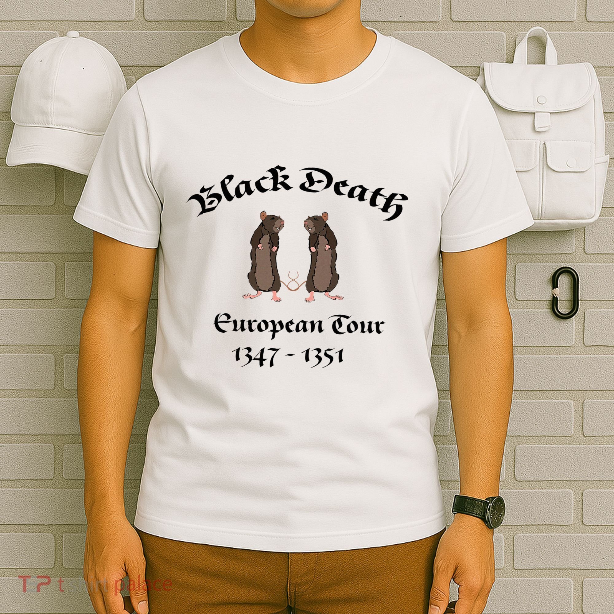 Black Death World Plague Funny History For Students T-Shirt