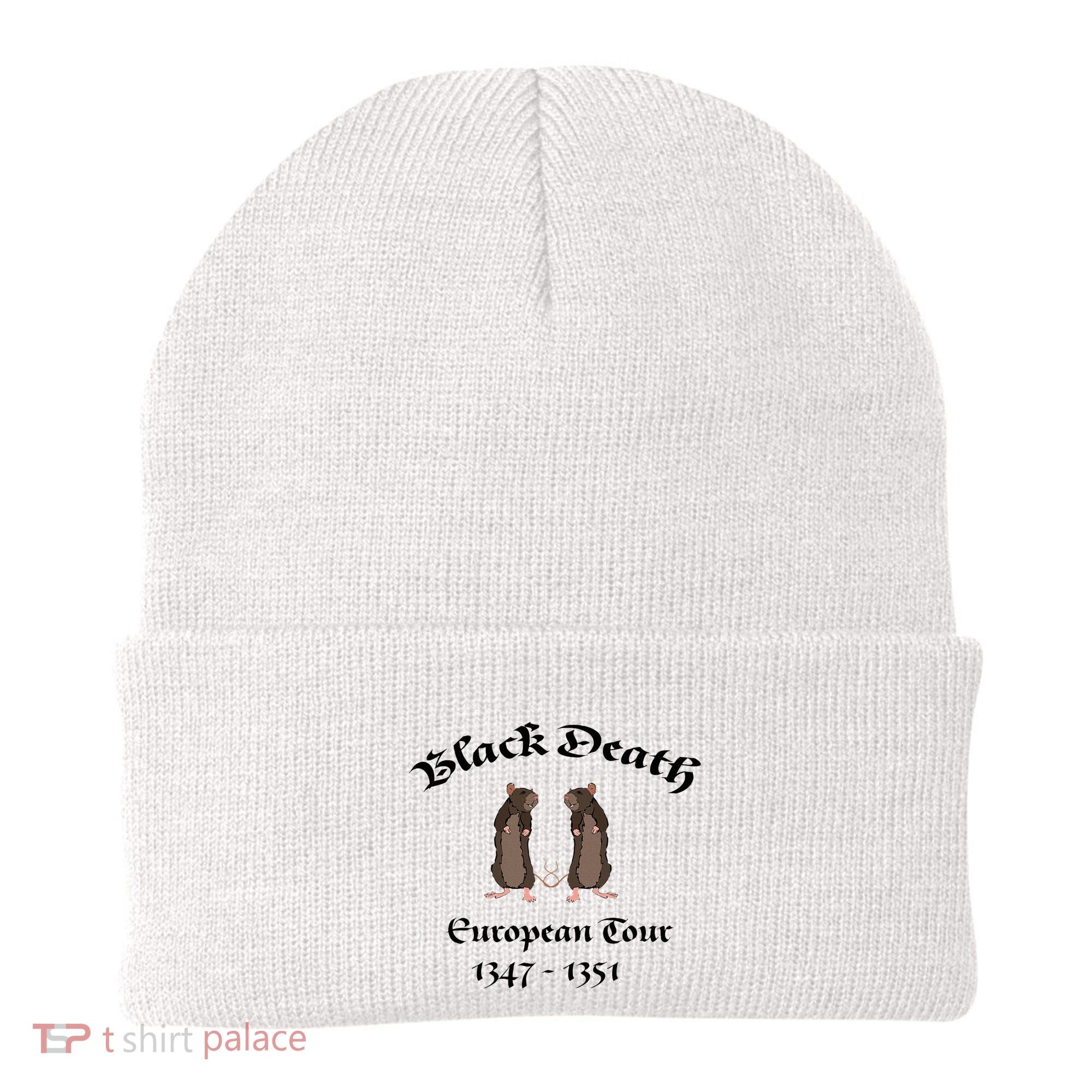 Black Death World Plague Funny History For Students Beanie