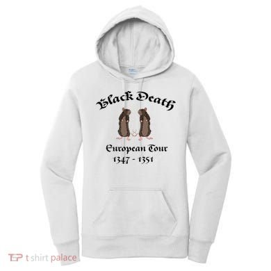 Black Death World Plague Funny History For Students Women's Hoodie
