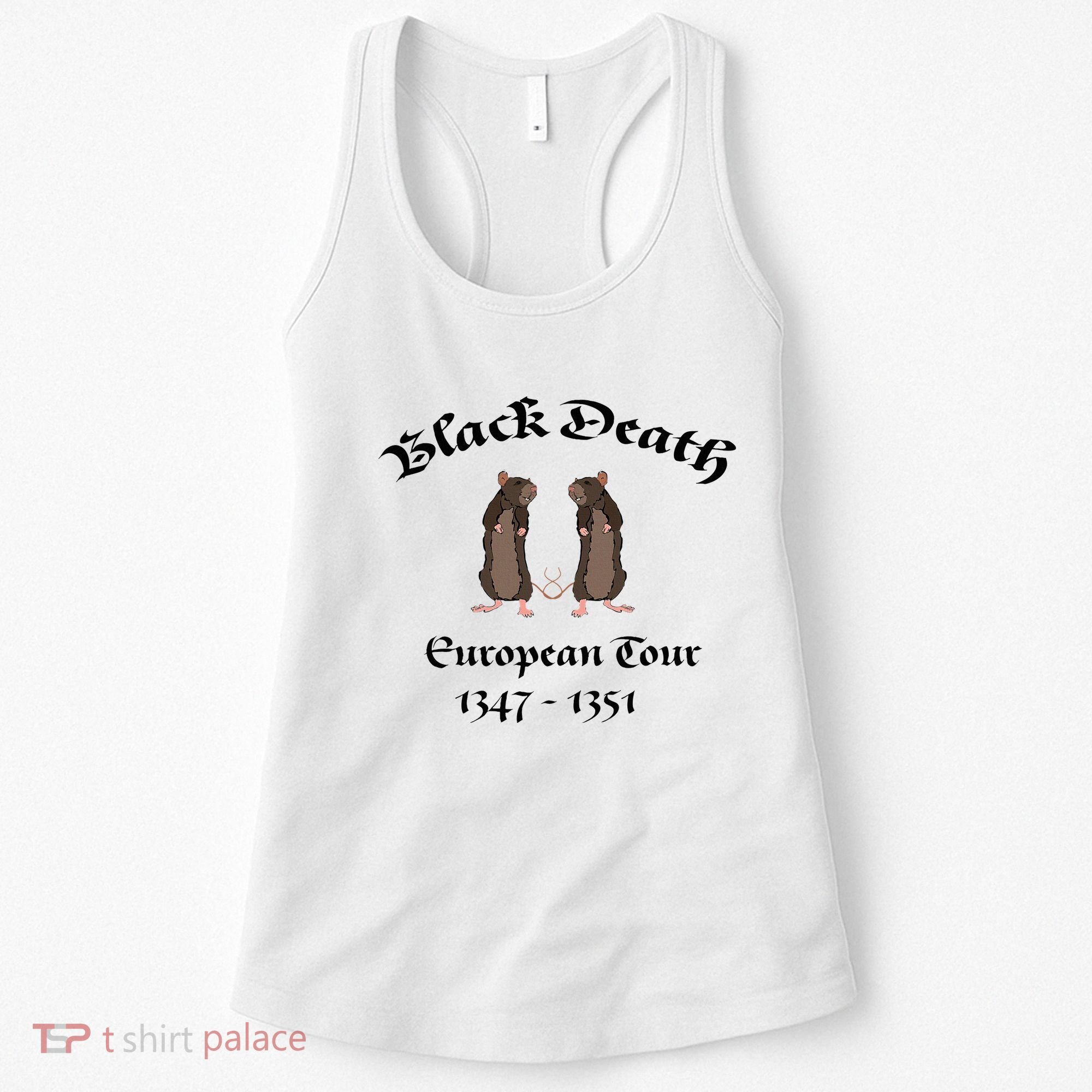 Black Death World Plague Funny History For Students Women's Tank Top