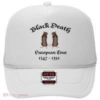 Black Death World Plague Funny History For Students Hat thumb 0