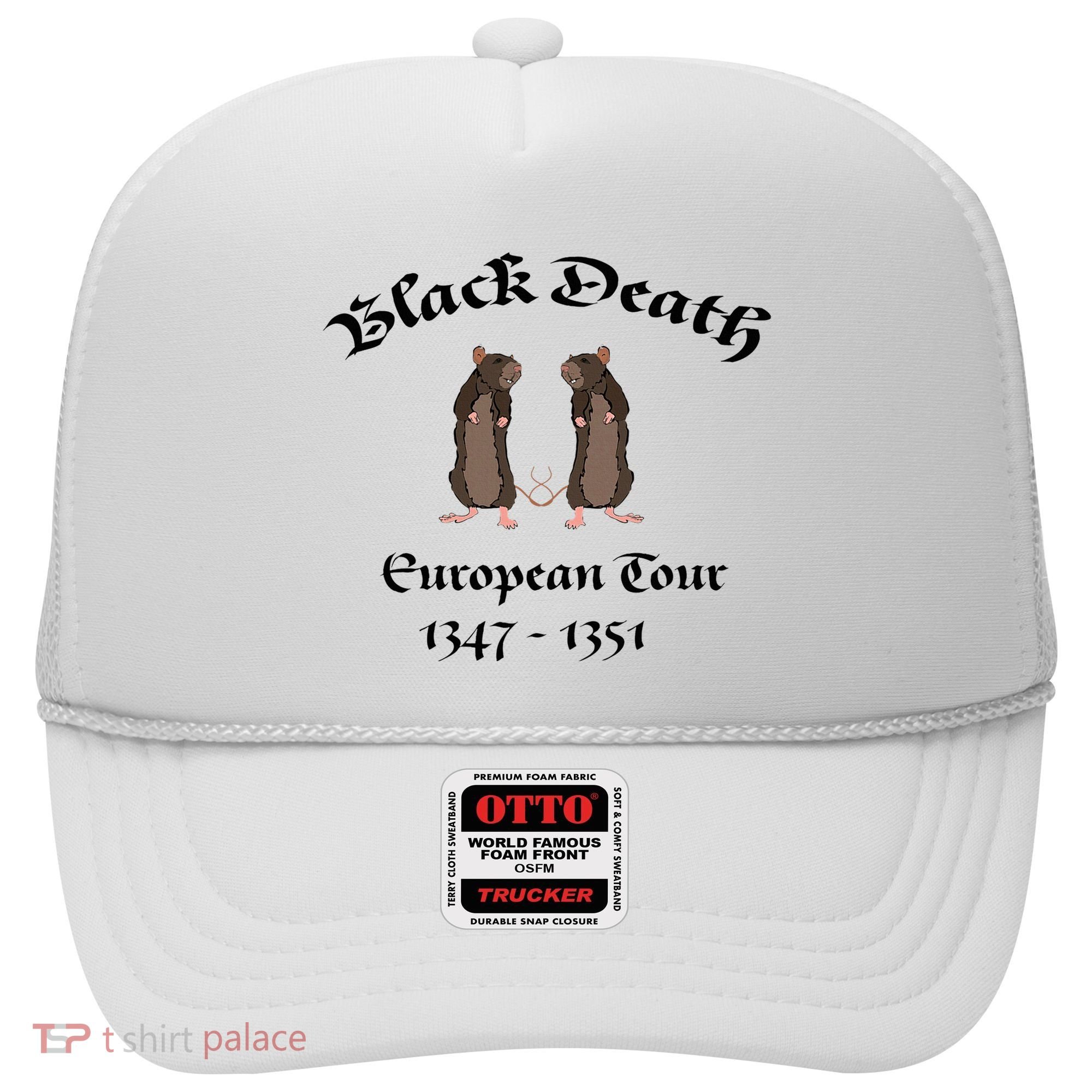 Black Death World Plague Funny History For Students Hat