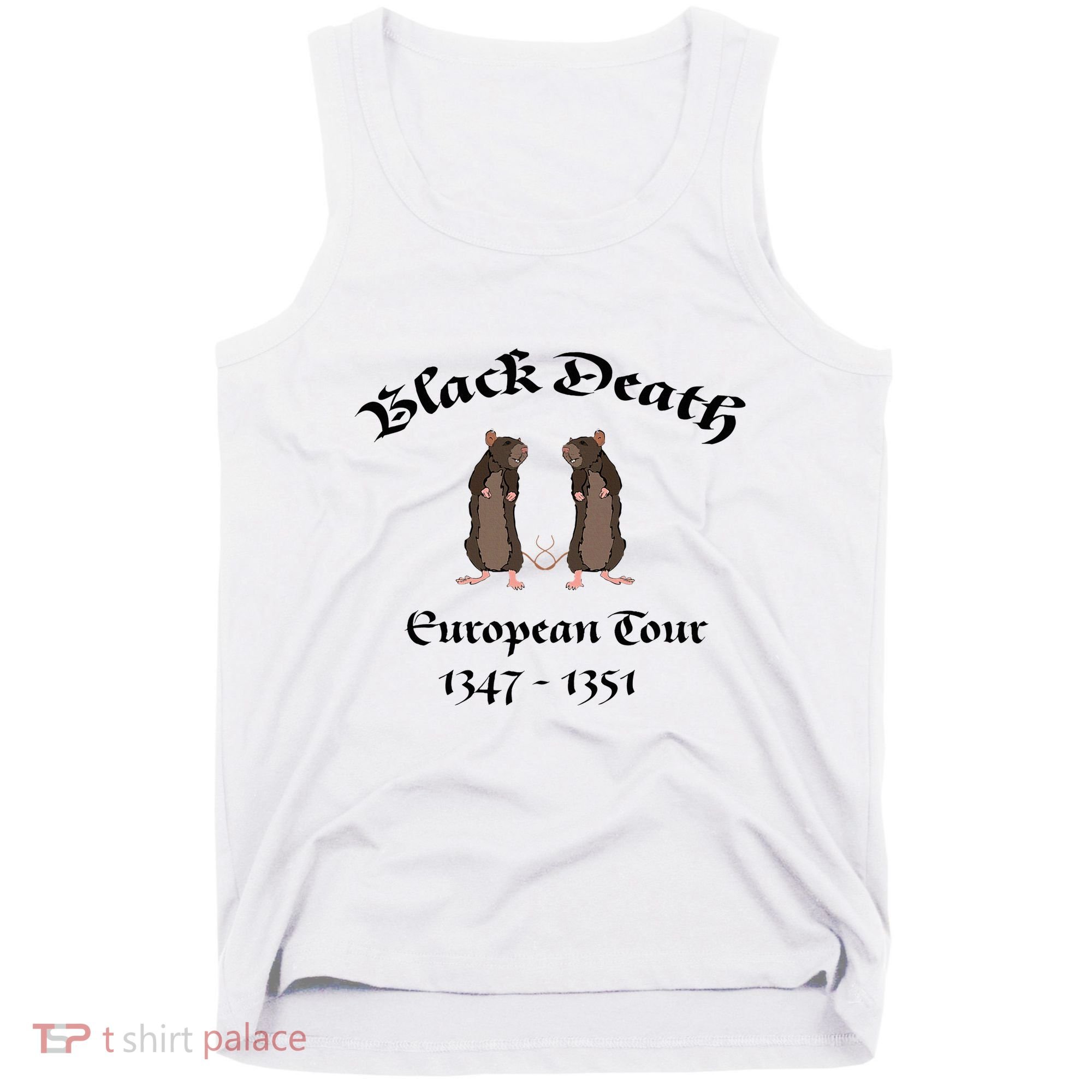 Black Death World Plague Funny History For Students Tank Top