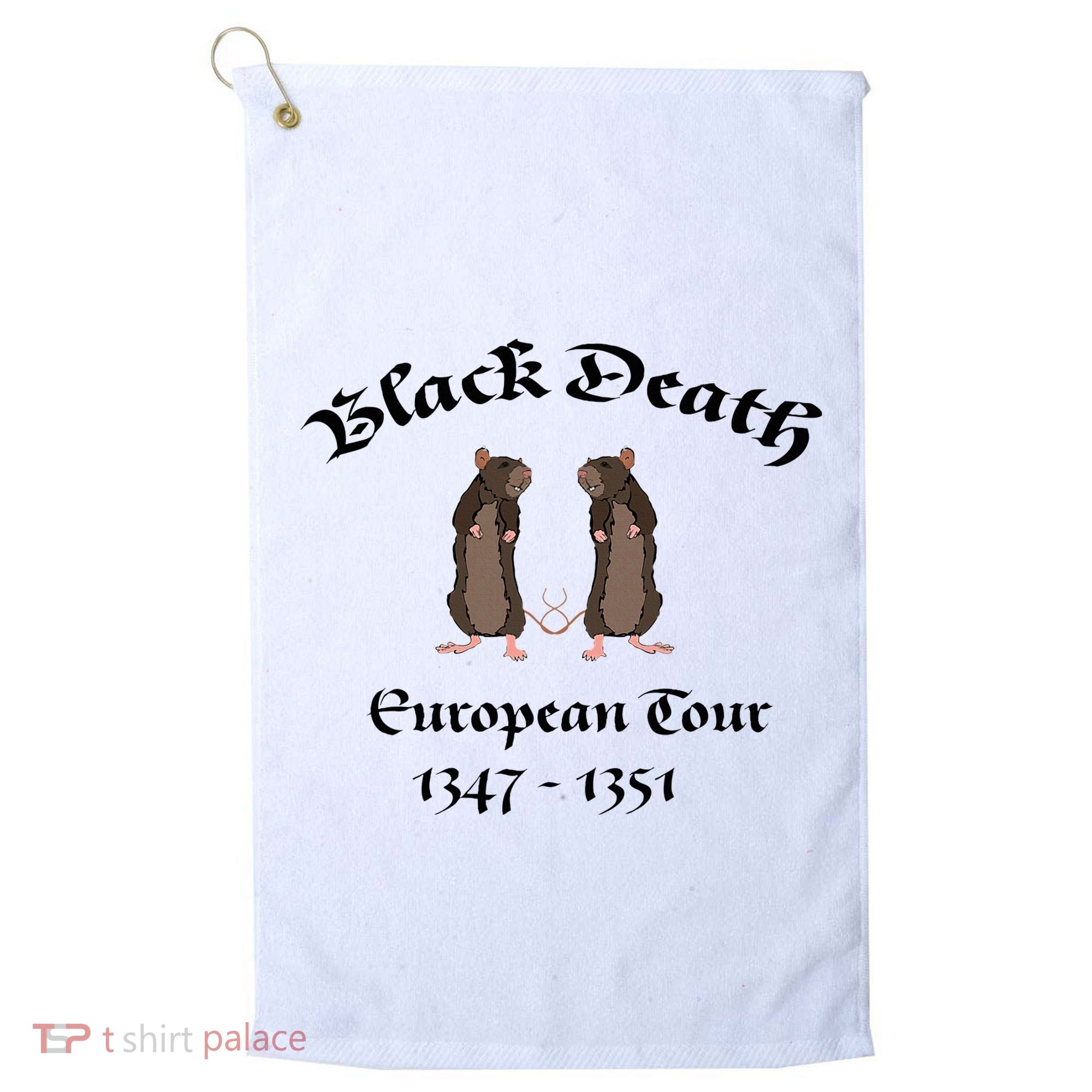 Black Death World Plague Funny History For Students Golf Towel
