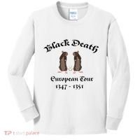 Black Death World Plague Funny History For Students Kids Long Sleeve Shirt thumb 0