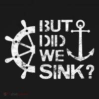 But Did We Sink Sailboat Sail Boating Captain Sailing Women's Hoodie thumb 2