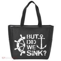 But Did We Sink Sailboat Sail Boating Captain Sailing Tote Bag thumb 0