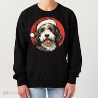 Bernedoodle Dog Xmas Doodle Dood Cute Christmas Bernedoodle Gift Women's Sweatshirt thumb 0